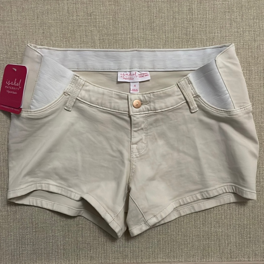 Isabel Maternity Midi Shorts